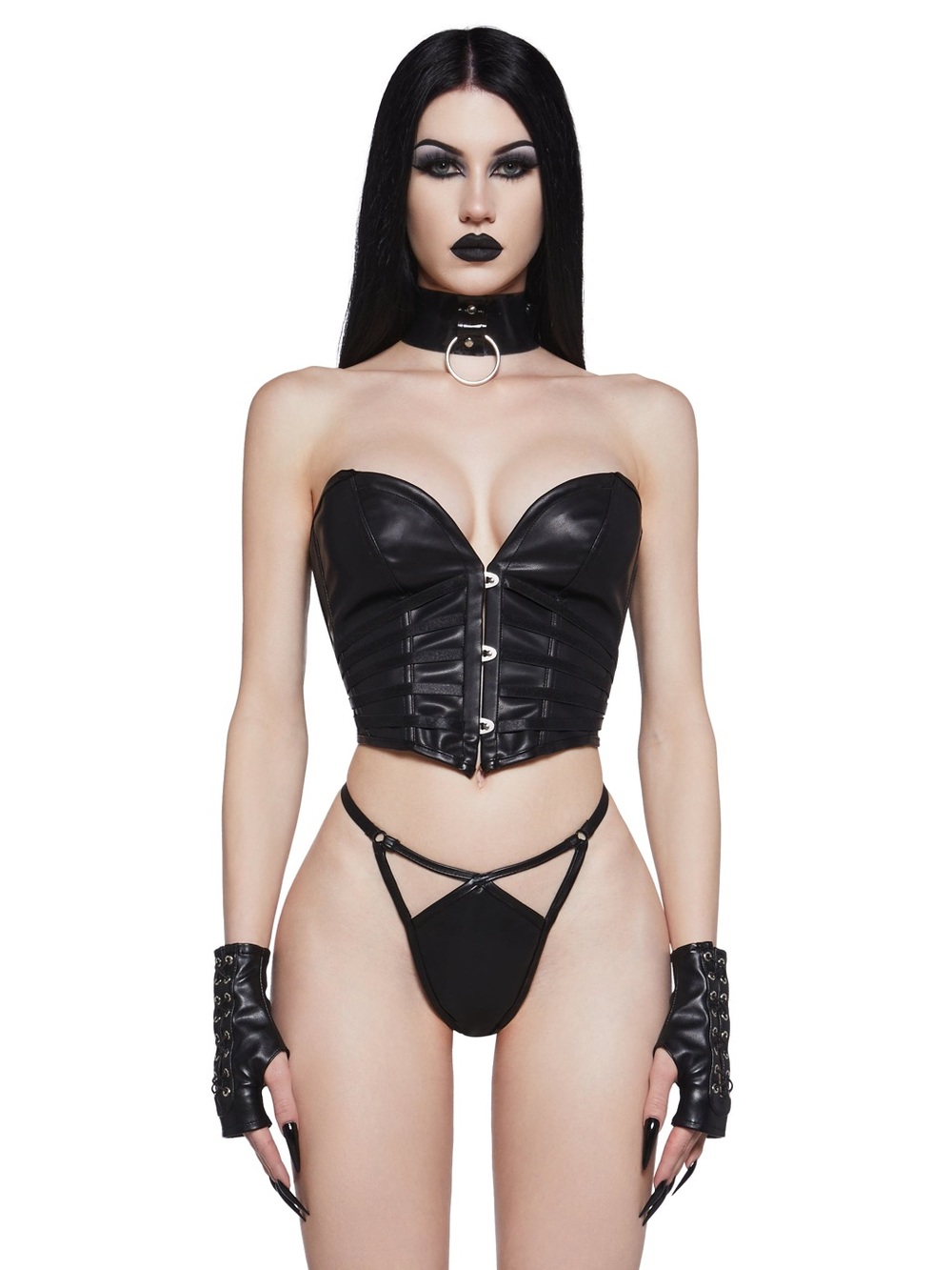 Dolls Kill / Widow Smoking Hot Corset Top